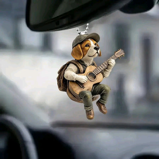 Beagle Playing Guitar