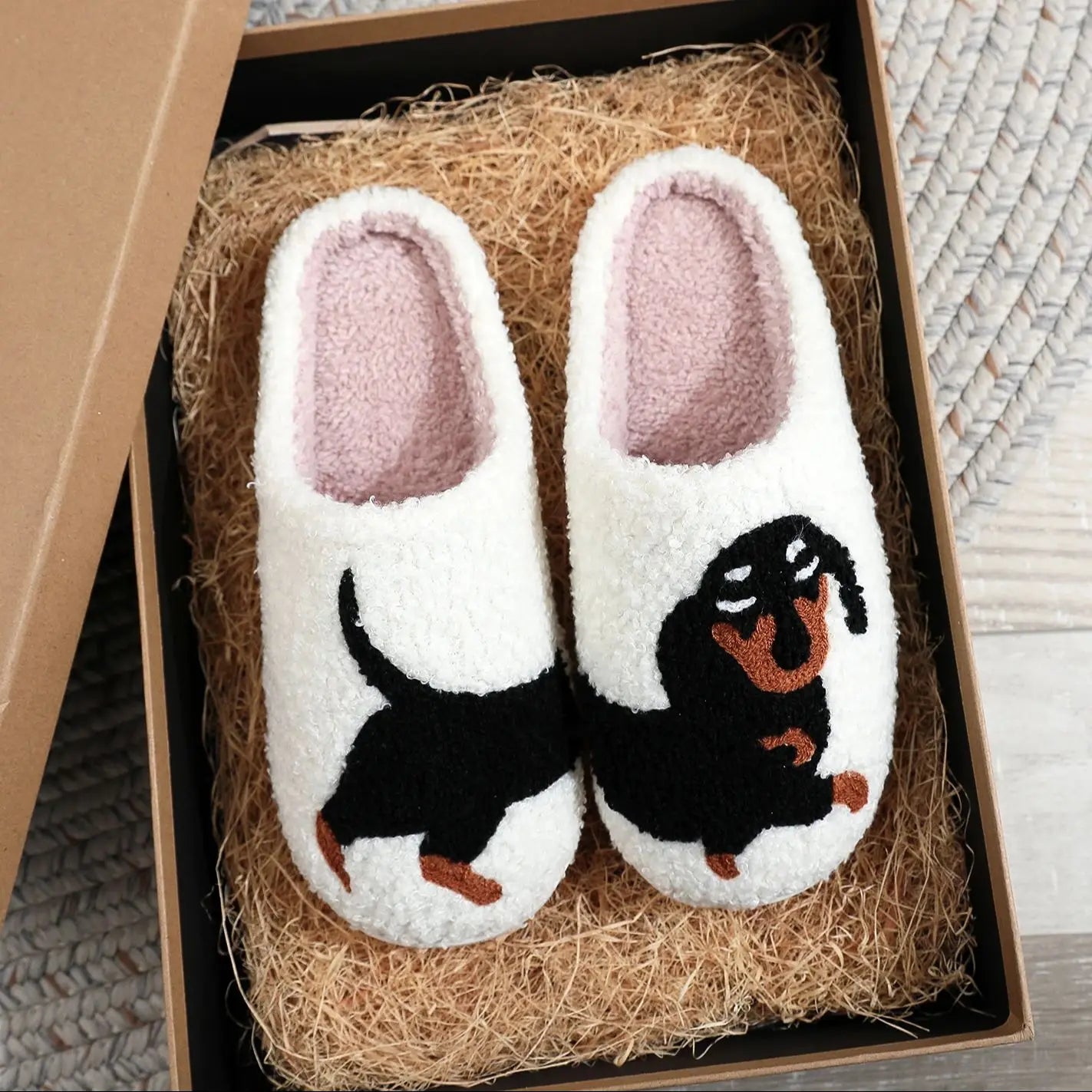 Dachshund Warm Indoor Slippers