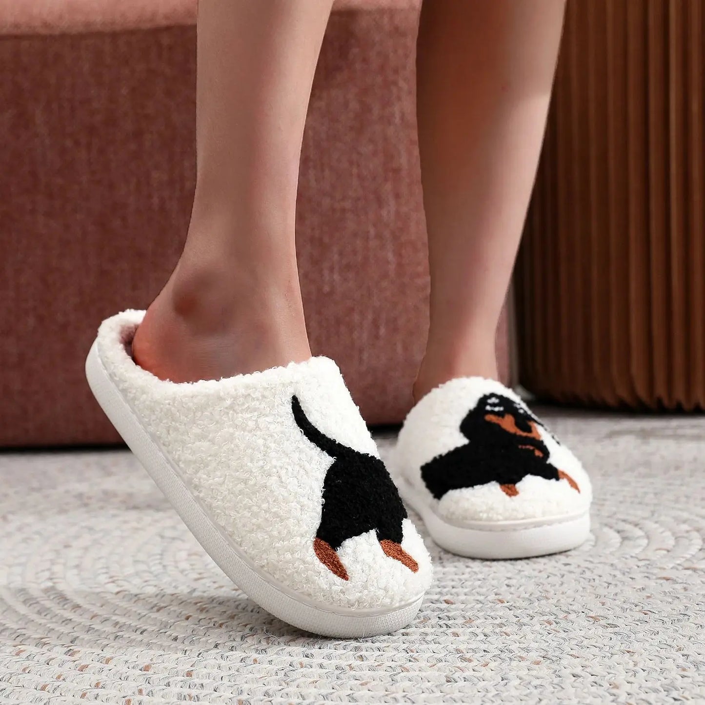 Dachshund Warm Indoor Slippers