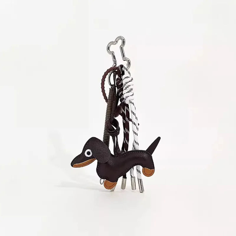 Dachshund Keychain Set with Food Charms