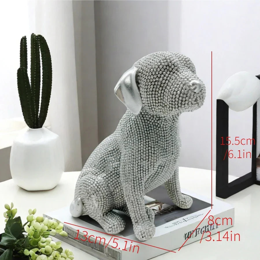 Handmade dog Statue