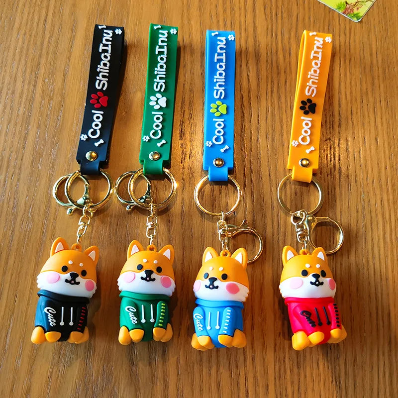 Cartoon Shiba Inu Keychain