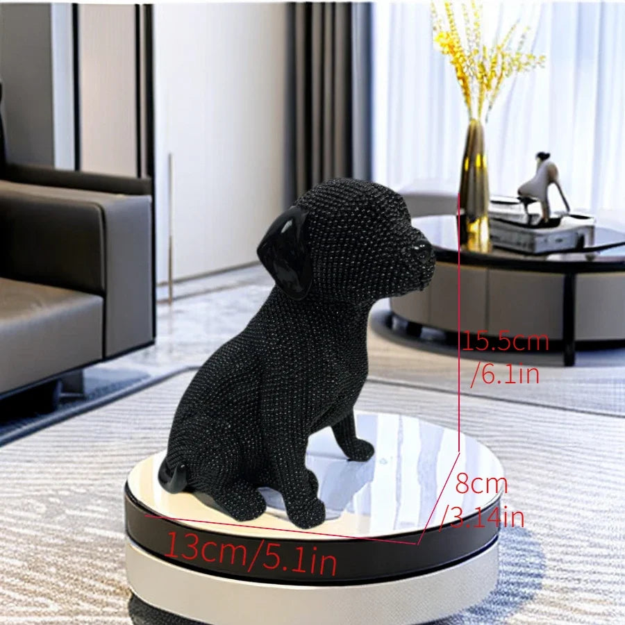 Handmade dog Statue