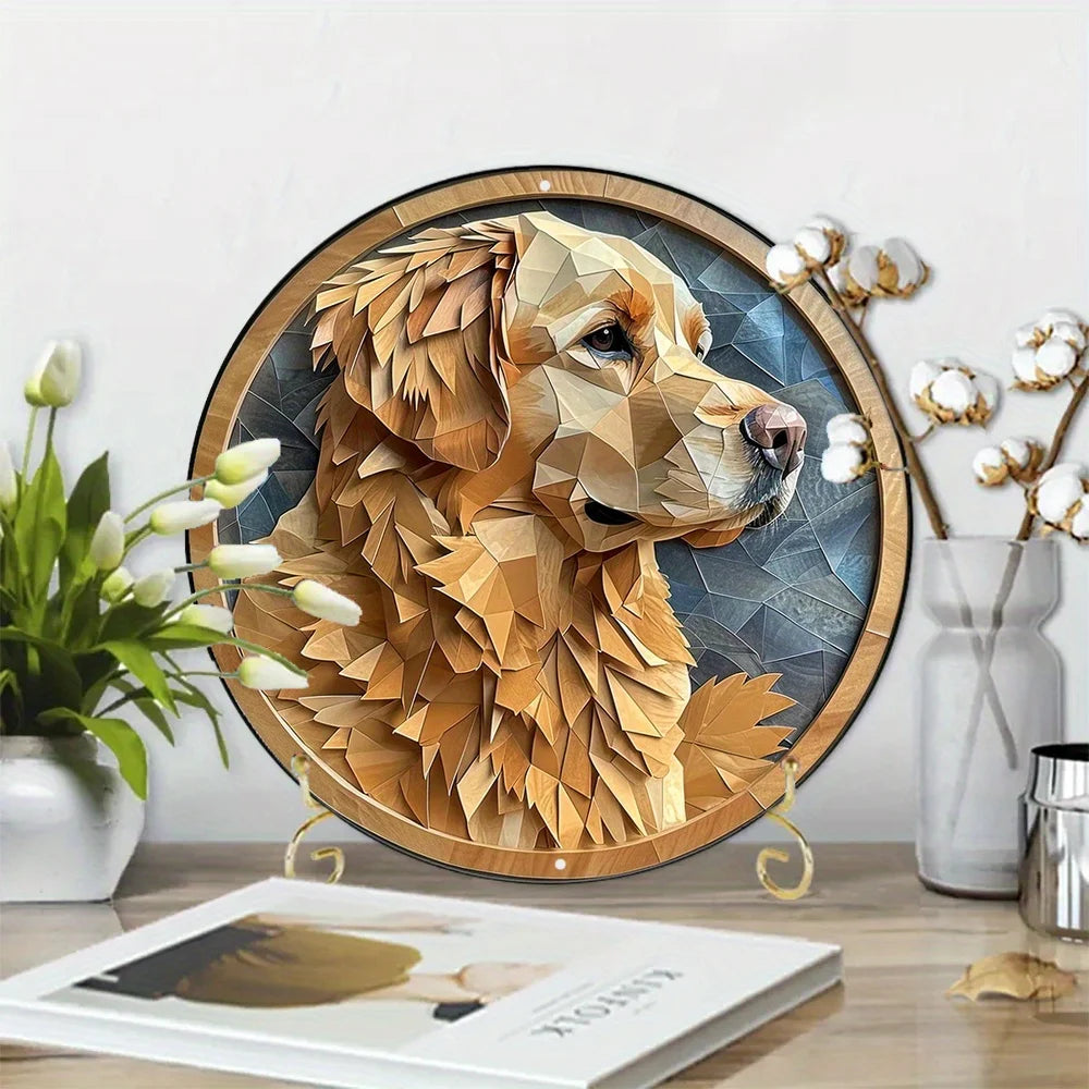 Golden Retriever 3D Sign