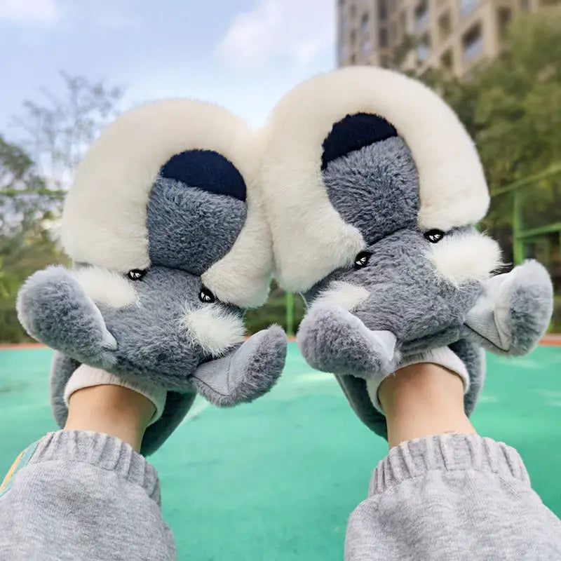 Fluffy Schnauzer Slippers By Havanex