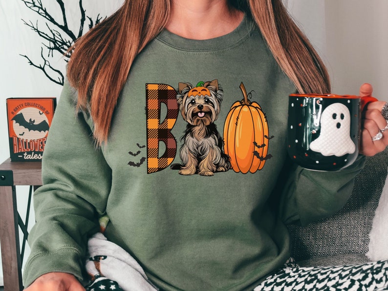 Yorkie Halloween Sweatshirt