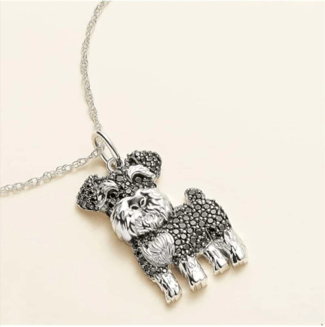 Schnauzer Necklace By Havanex