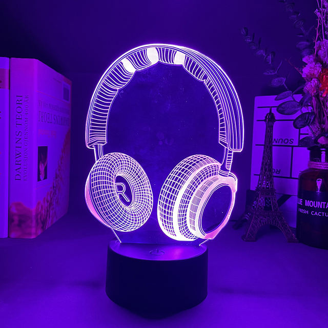Lampe visuelle LED tactile colorée 3D pour nouvelle moto de cascade