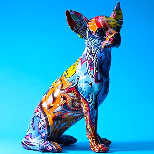 Handgemalte Chihuahua-Skulptur von Havanex