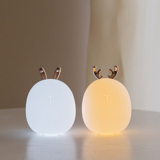 Lovely Rabbit/Deer LED Rechargeable Silicone Night Light