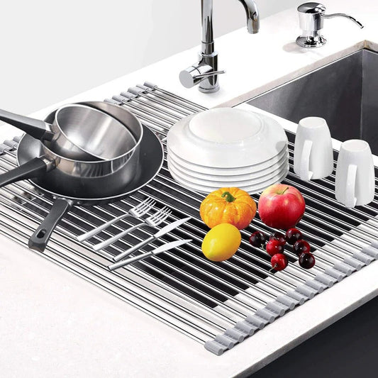 Stainless Steel Foldable Sink Drying Rack