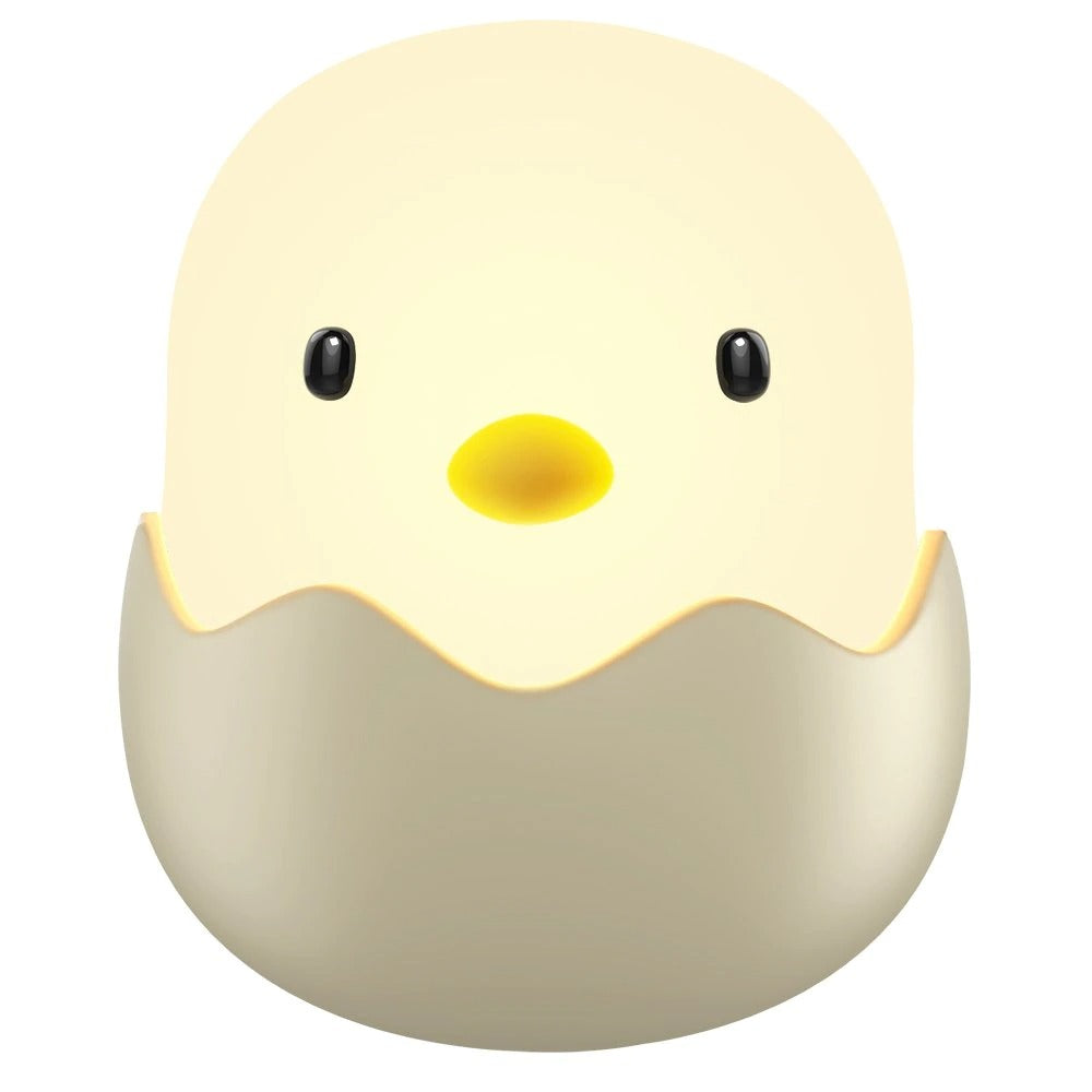 Cute Chick Touch Sensor LED Rechargeable Silicone Night Light