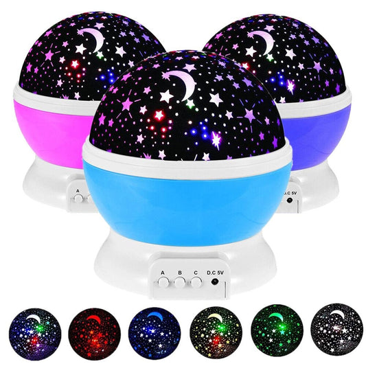 Rotating Star Projector LED Night Light